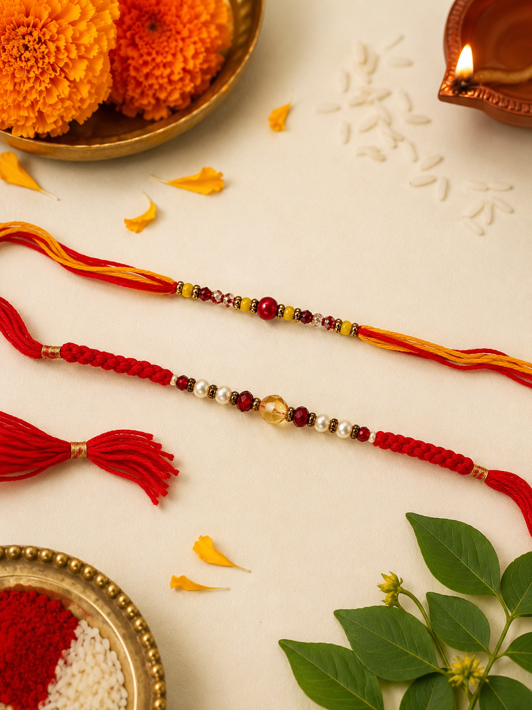 Thread Rakhi Pack of 2