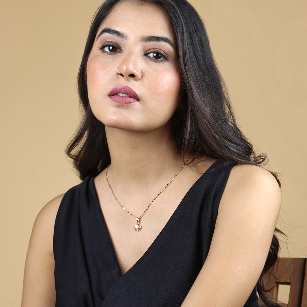 Flower Chain Pendant Set