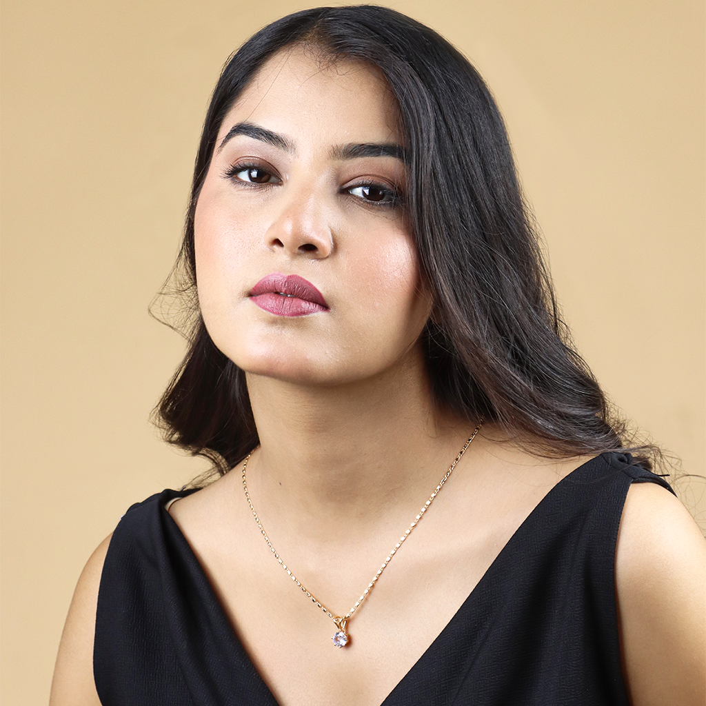 Garnisha Drop Chain Pendant Set