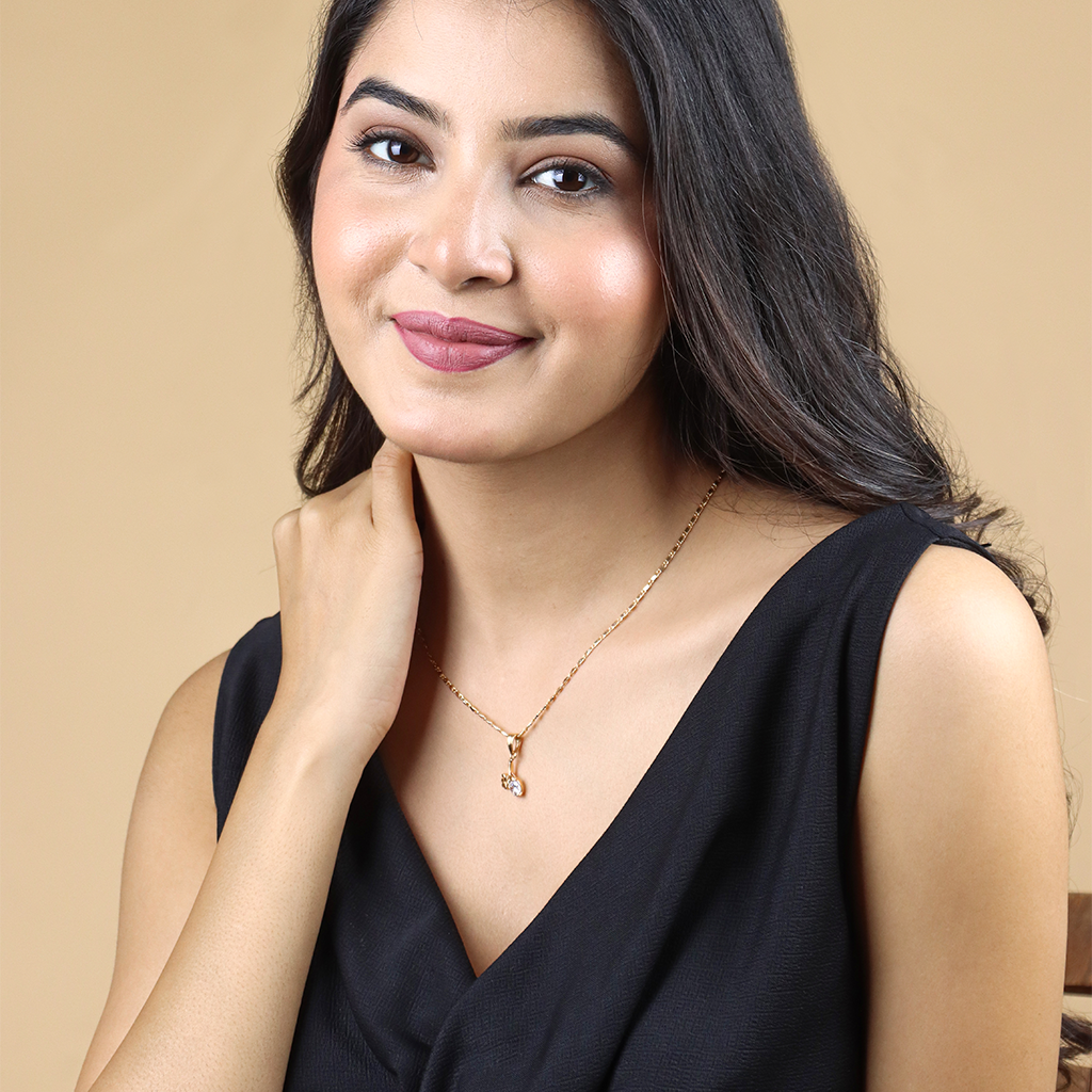 Tree Shape Chain Pendant Set