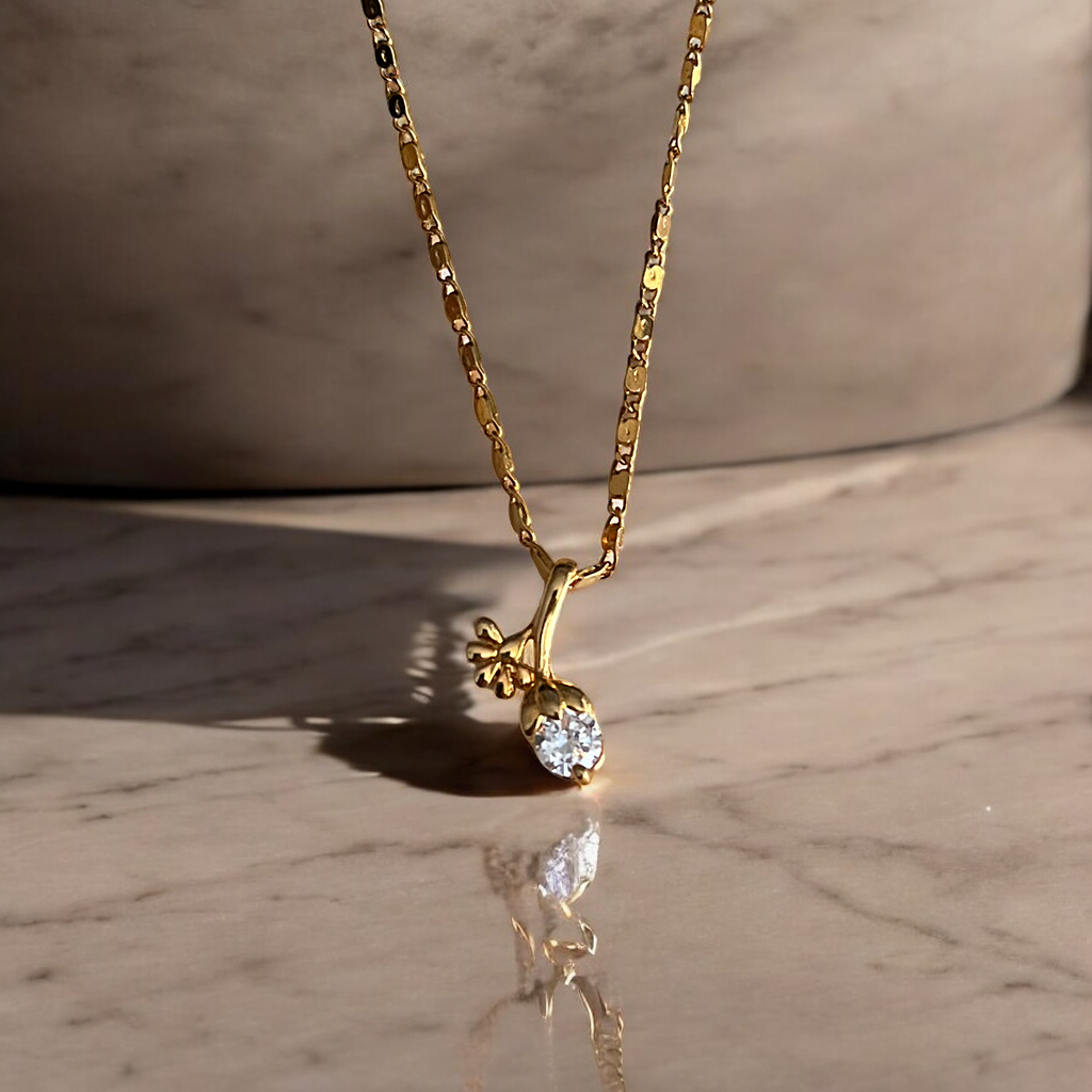 Tree Shape Chain Pendant Set