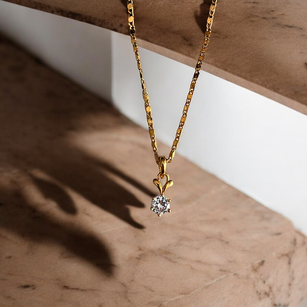 Round Shape Chain Pendant Set