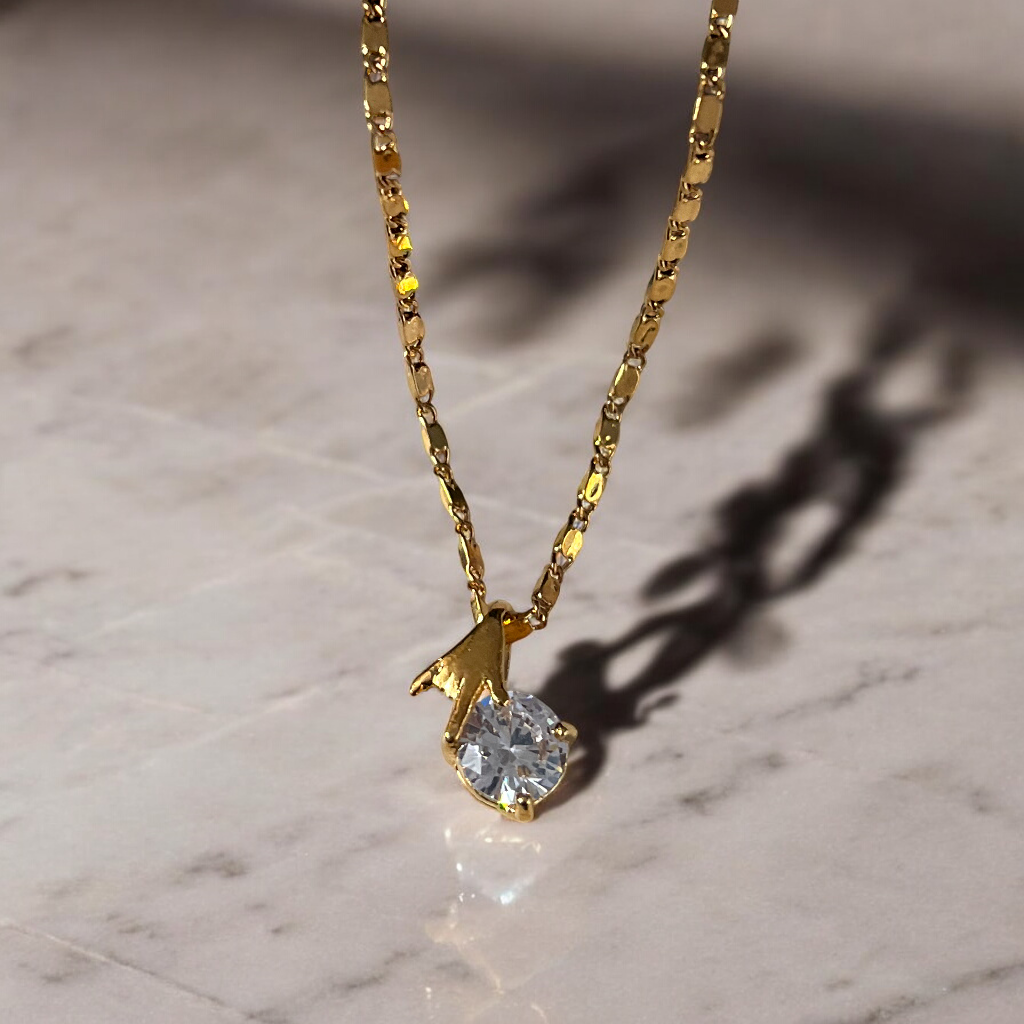 Hand Drop Chain Pendant Set