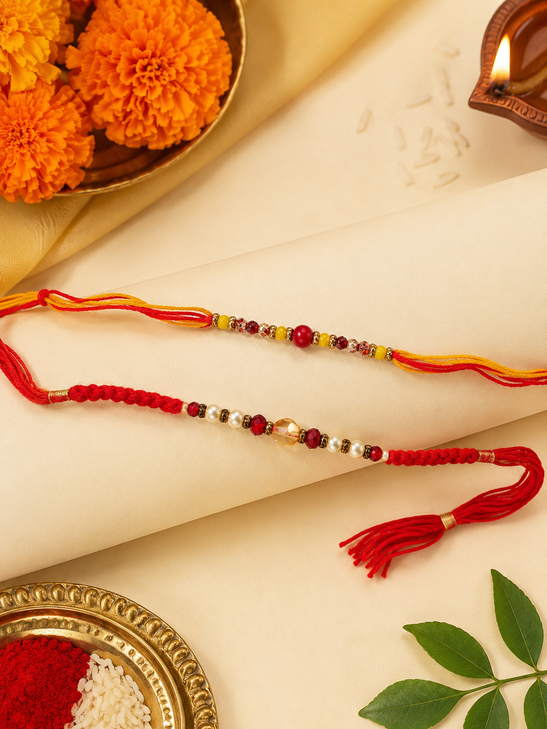 Thread Rakhi Pack of 2
