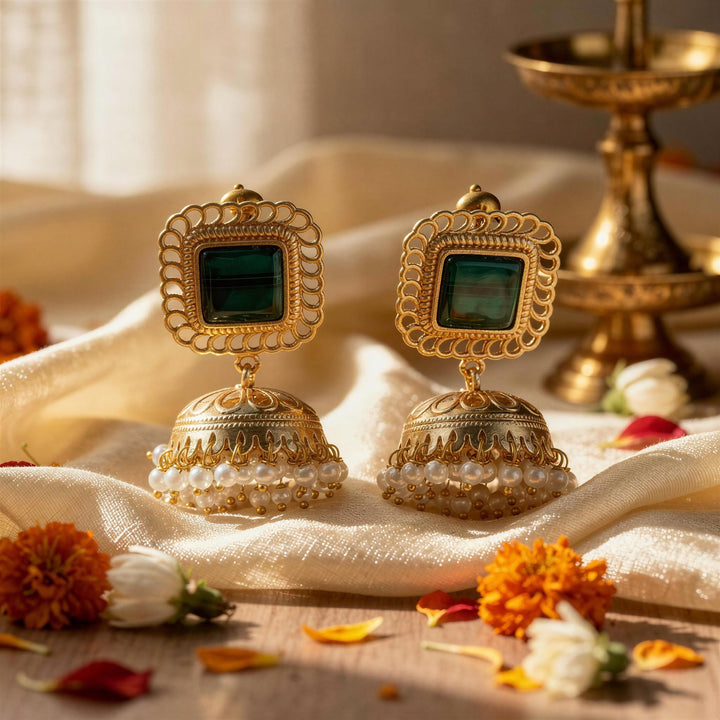 Basu Jhumki Earrings