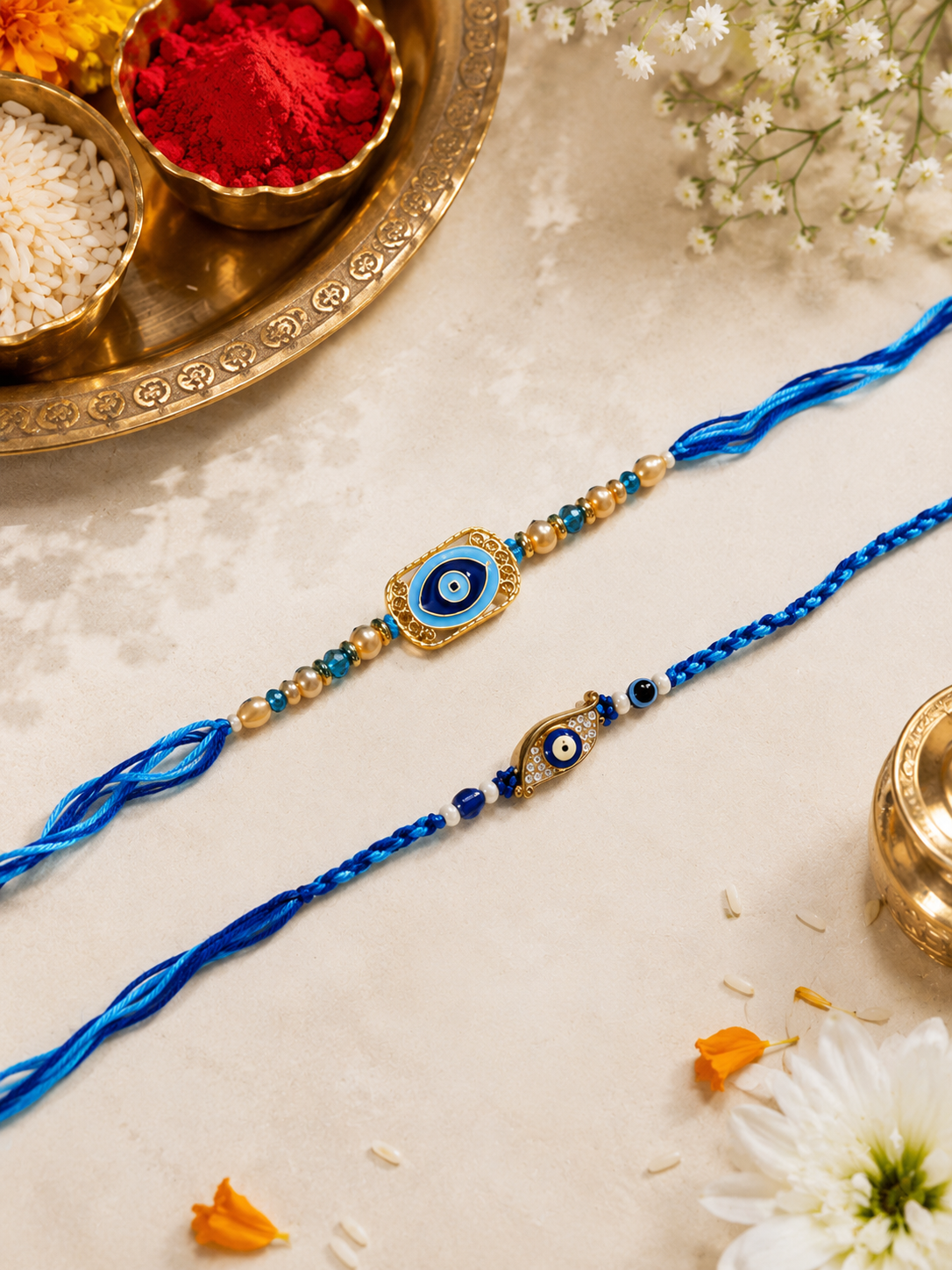 Thread Rakhi Pack of 2
