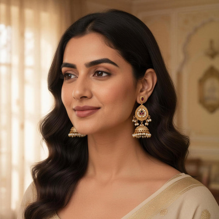 Swetakshi Jhumki Earrings