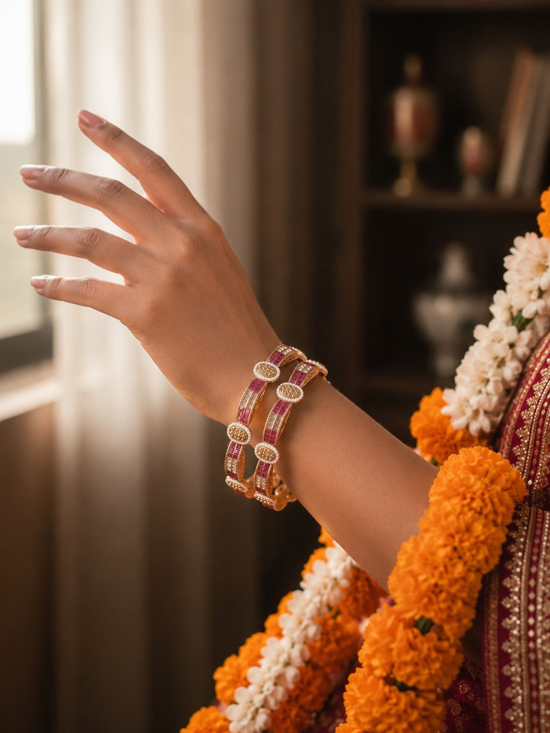 Phulkari Noor Kada (Set of 2)