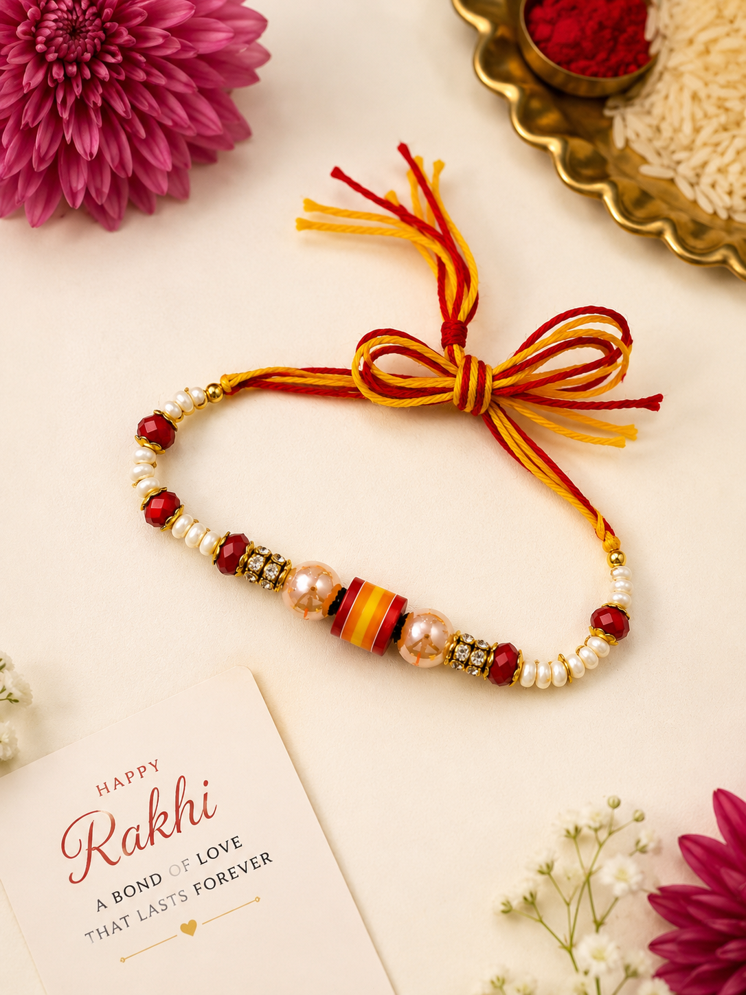 Thread Rakhi Pack of 2