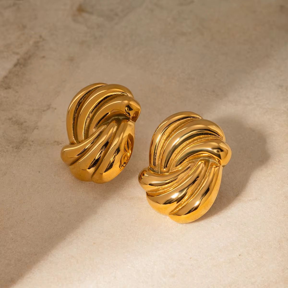 Aira Gold Studs
