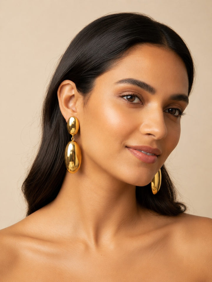 Double Oval Earring
