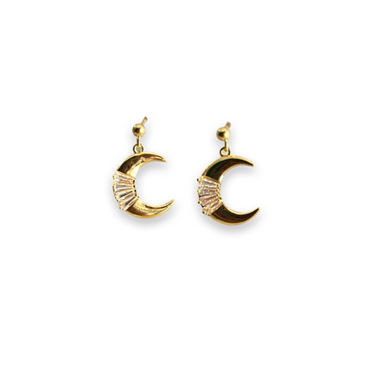 Moon Stud Earrings