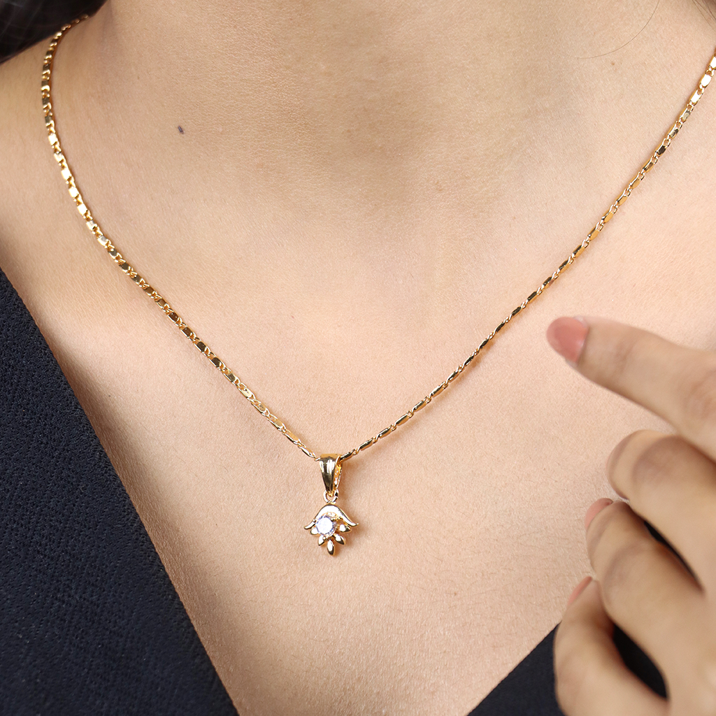 U Flower Chain Pendant Set