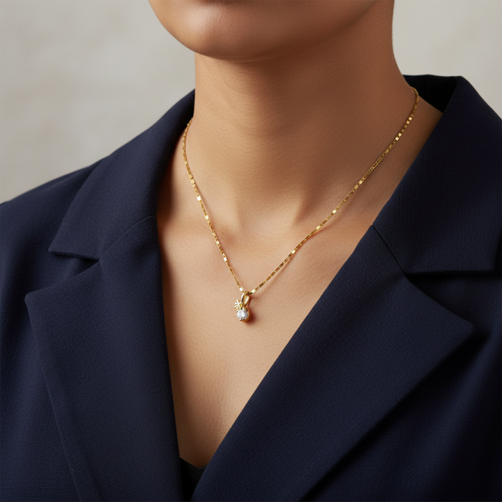 Tree Shape Chain Pendant Set