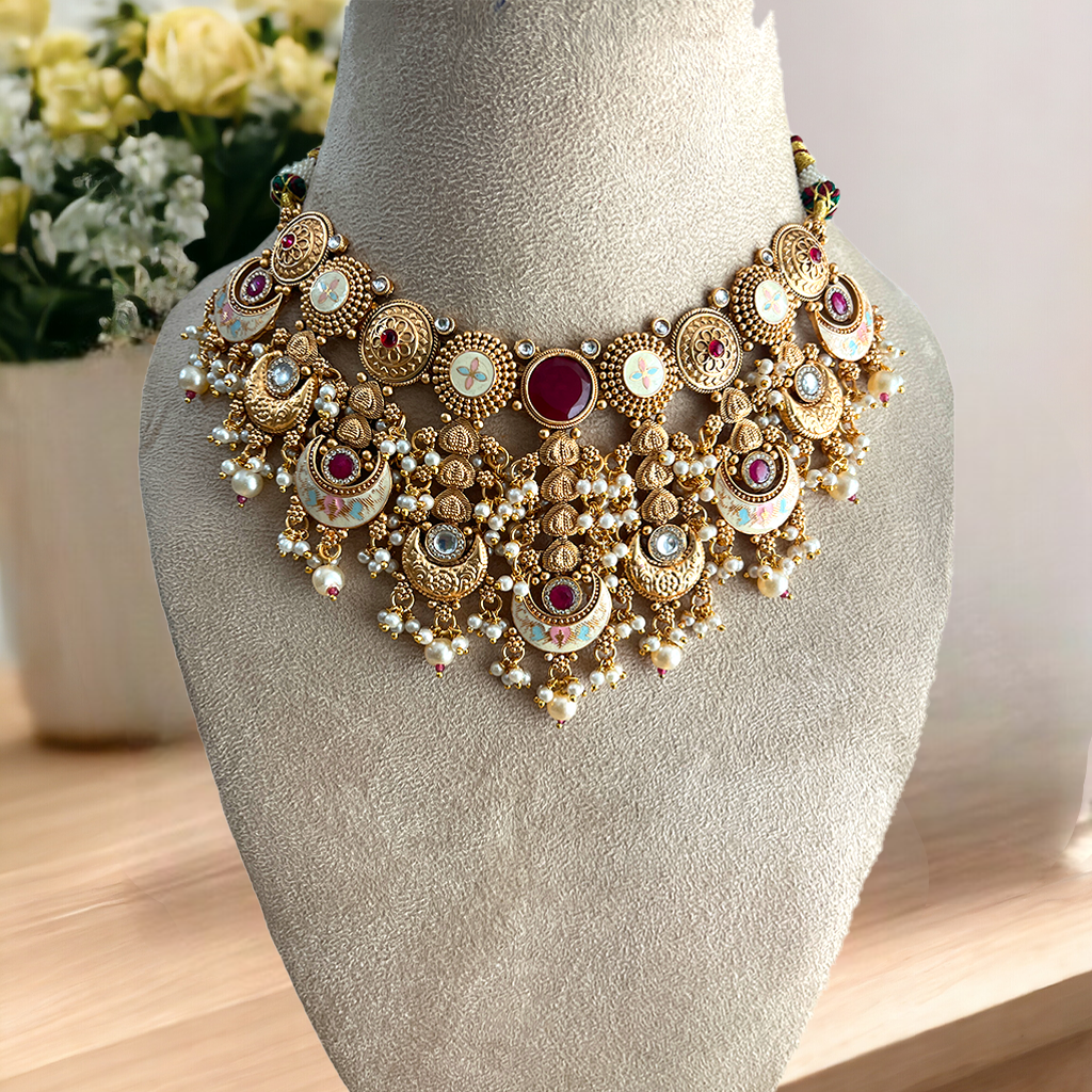 Garnisha Semi Bridal Set