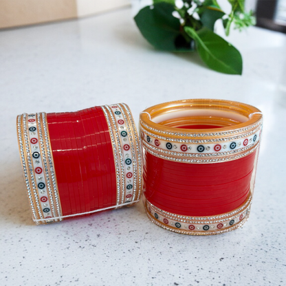 Simaran Red Chuda