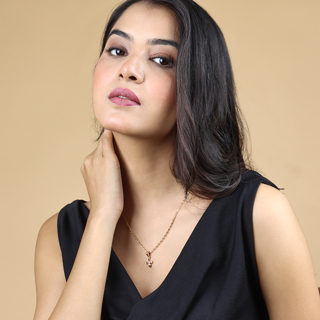 Floral Chain Pendant Set