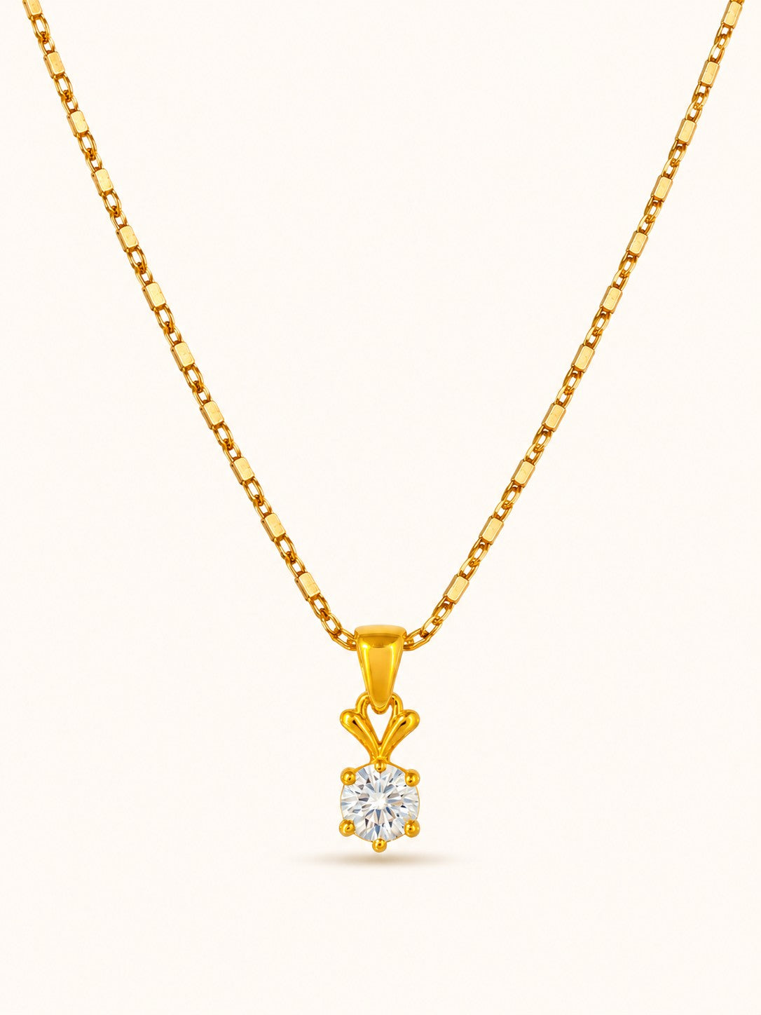 Round Shape Chain Pendant Set