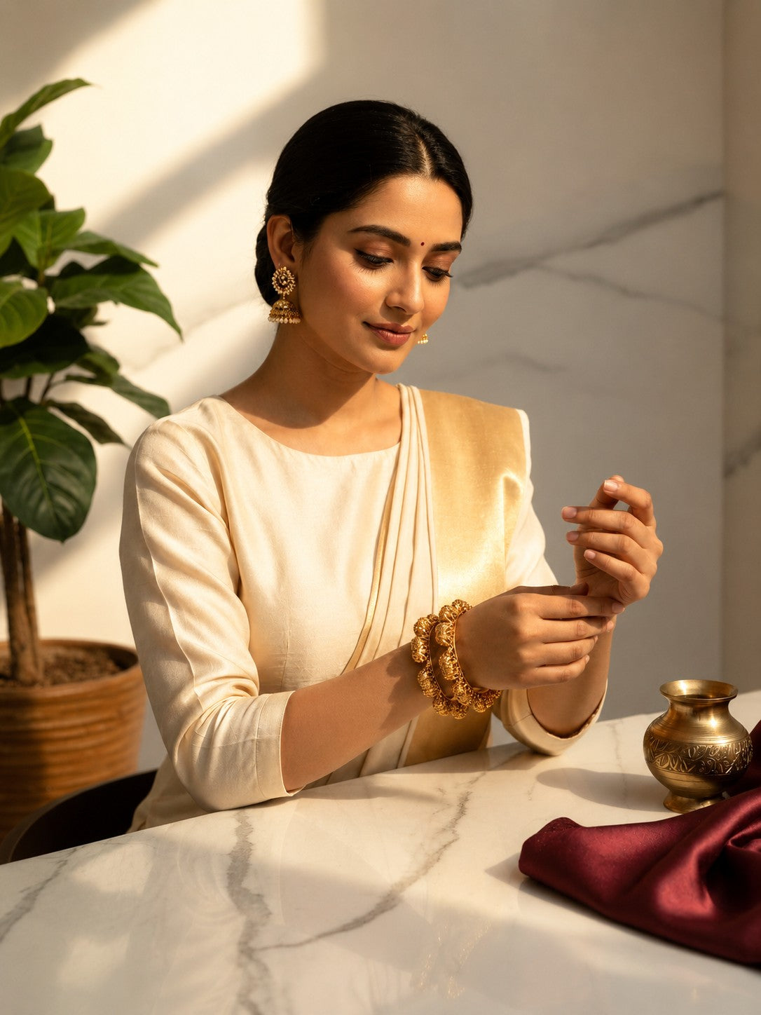Manjusha Noor Kada (Set of 2)