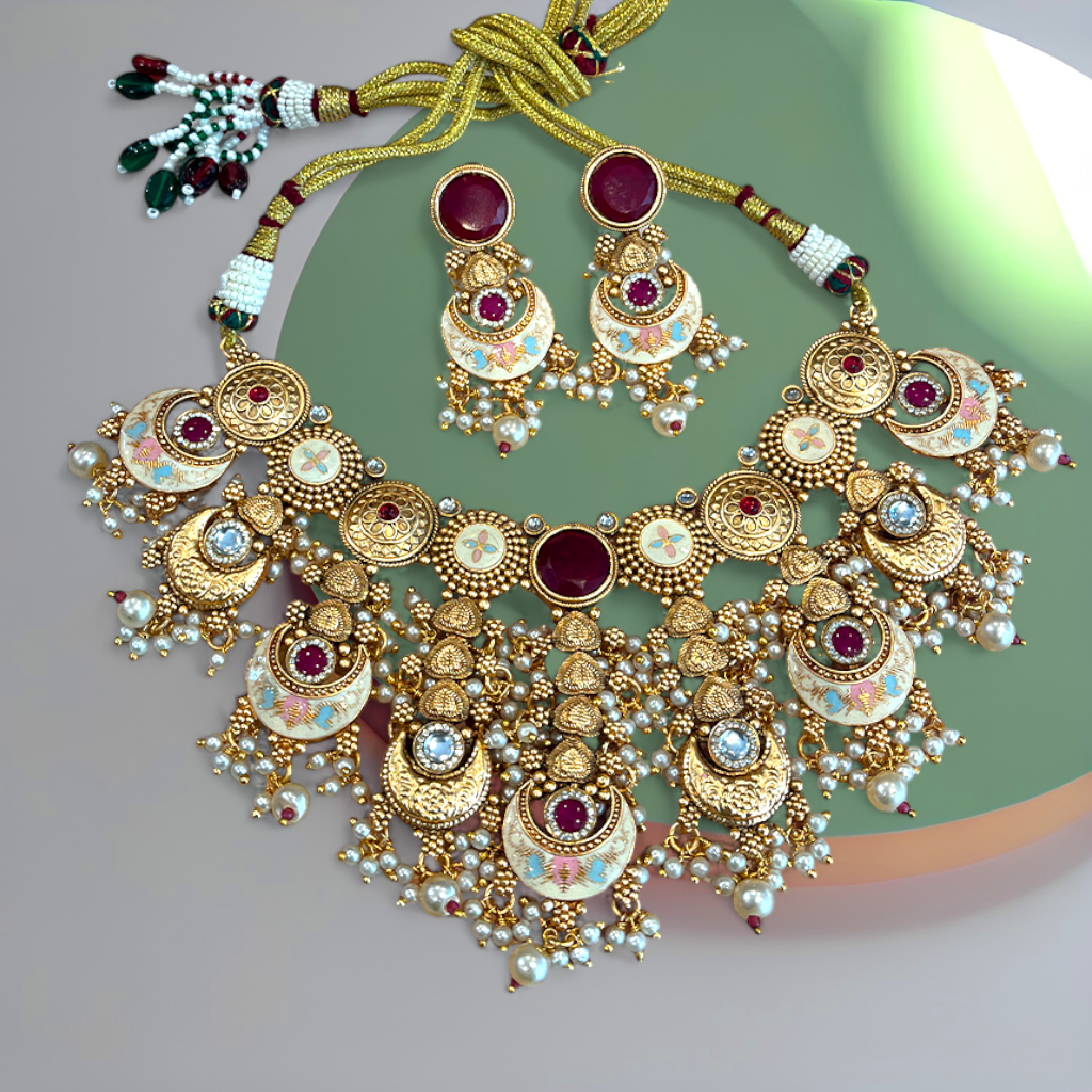 Garnisha Semi Bridal Set