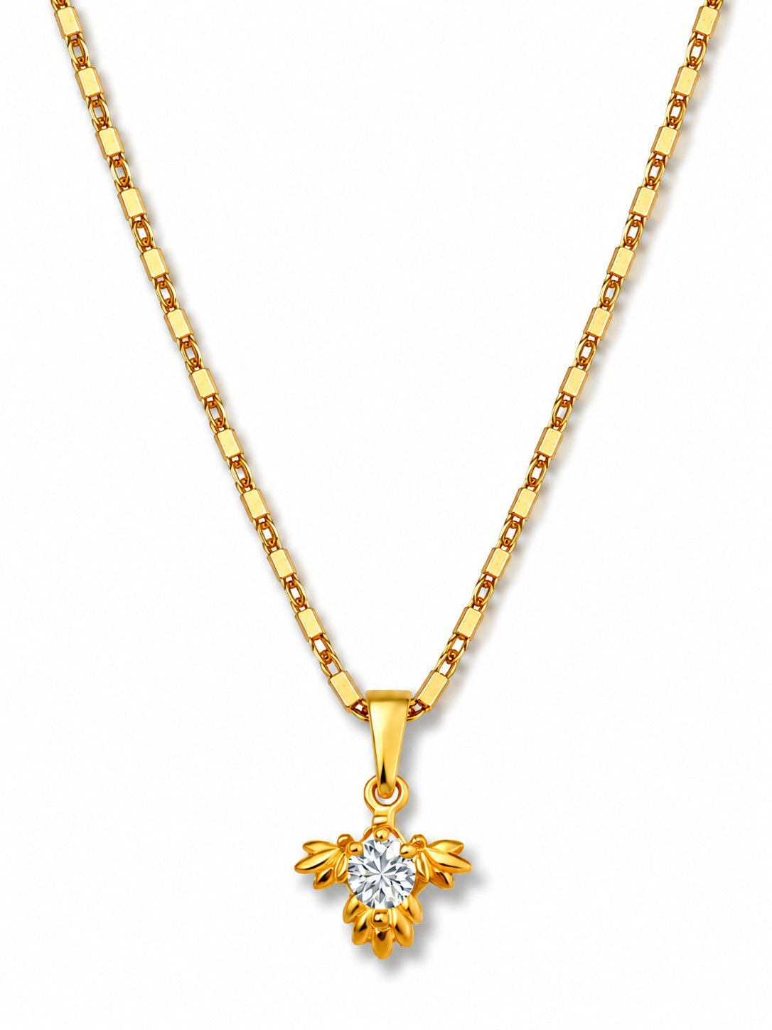 Floral Chain Pendant Set