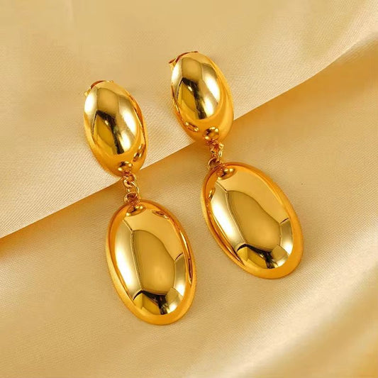 Double Oval Earring