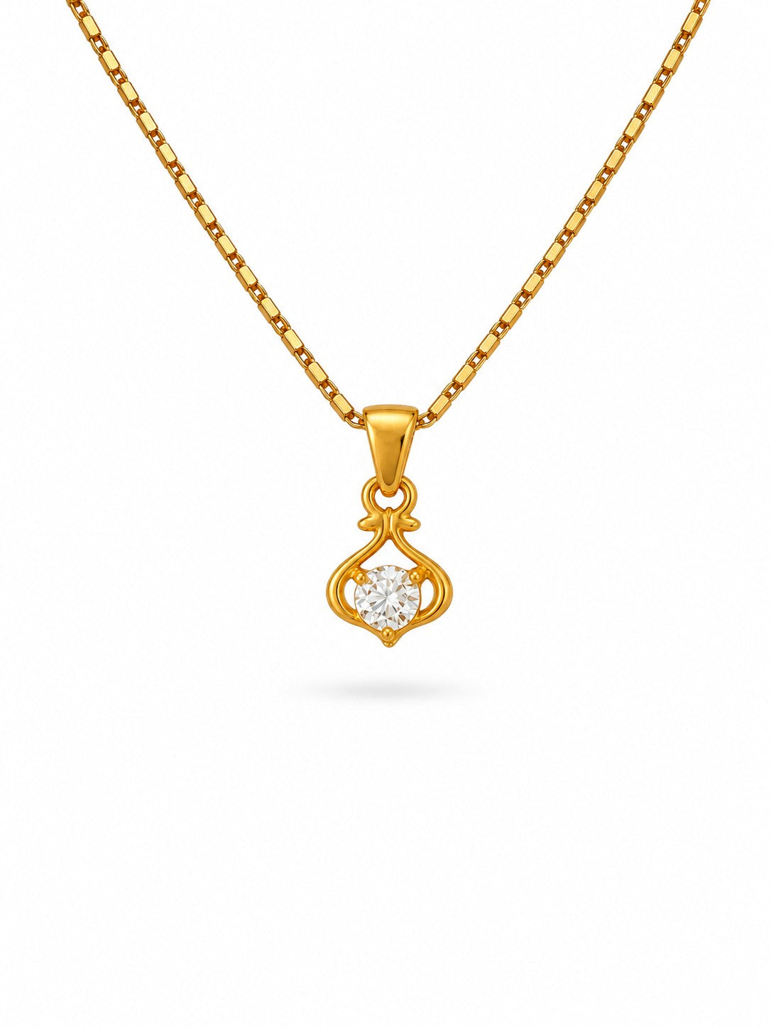 Tear Drop Chain Pendant Set