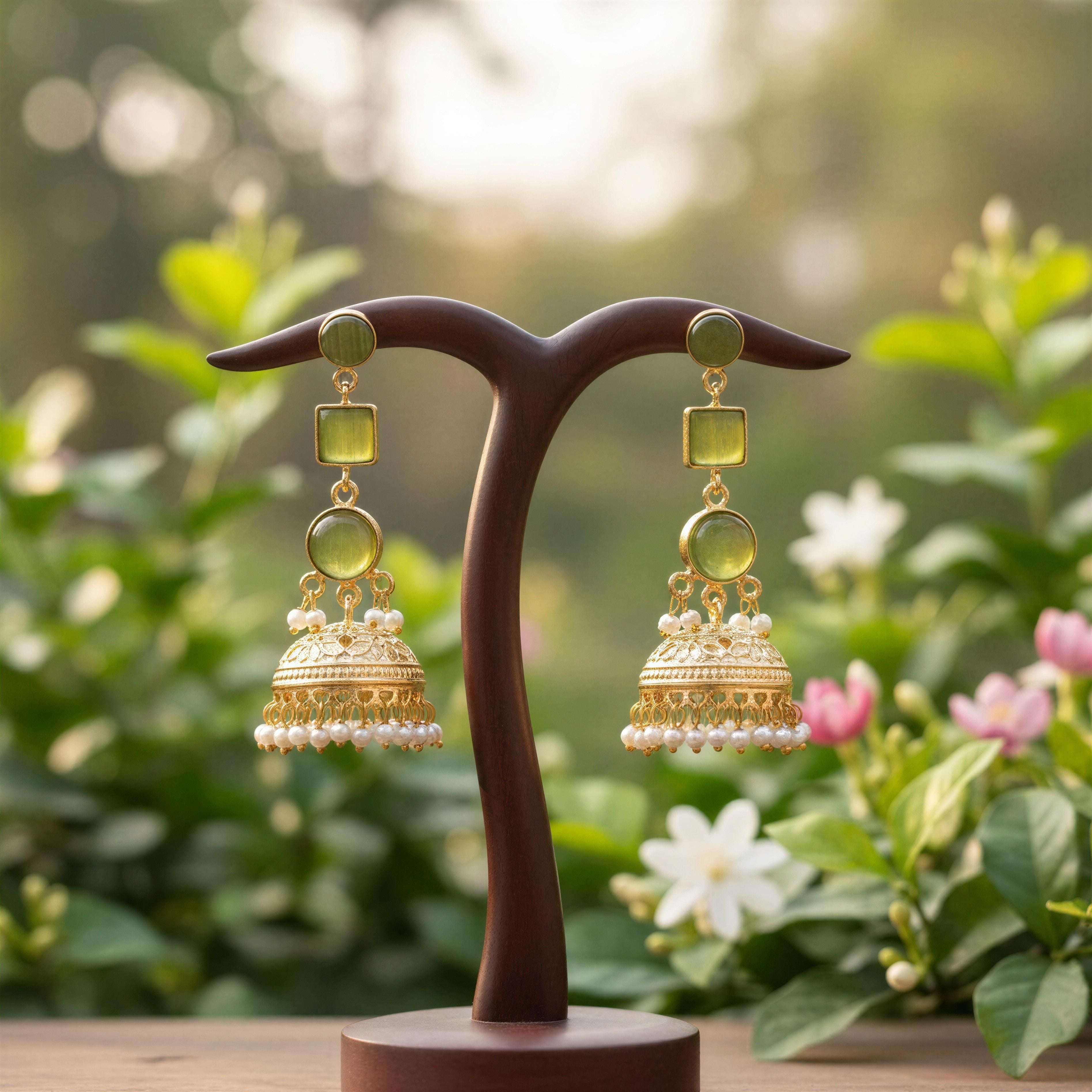 Divya Jhumki Earrings