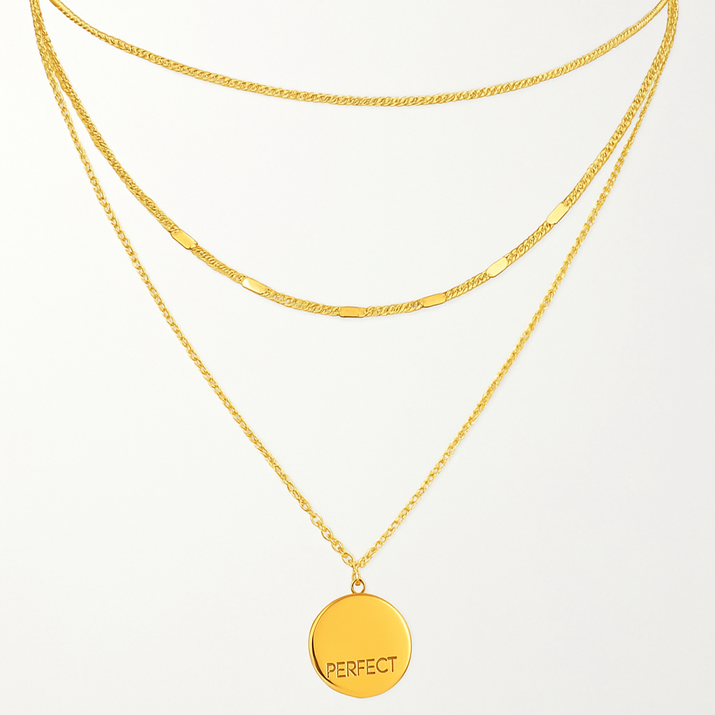 Triple Charm Luxe Necklace