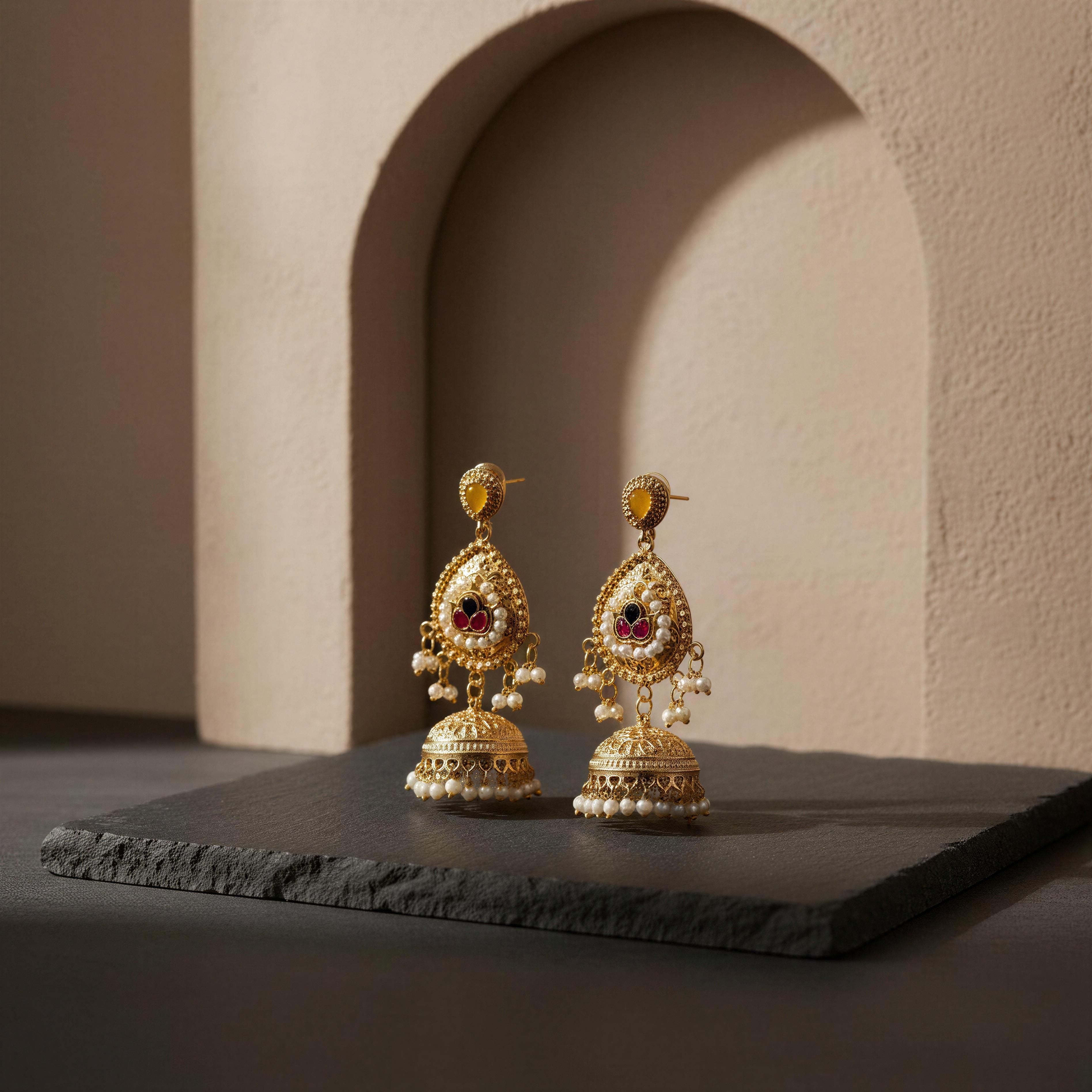 Swetakshi Jhumki Earrings