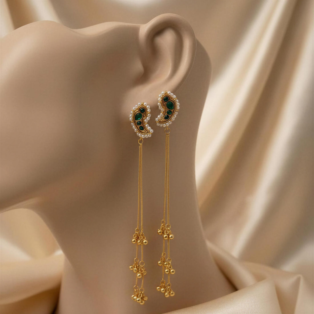 Ear shape Kashmiri Earrings