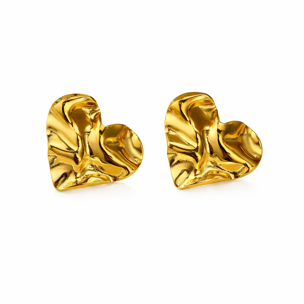 Fluid Heart Earrings