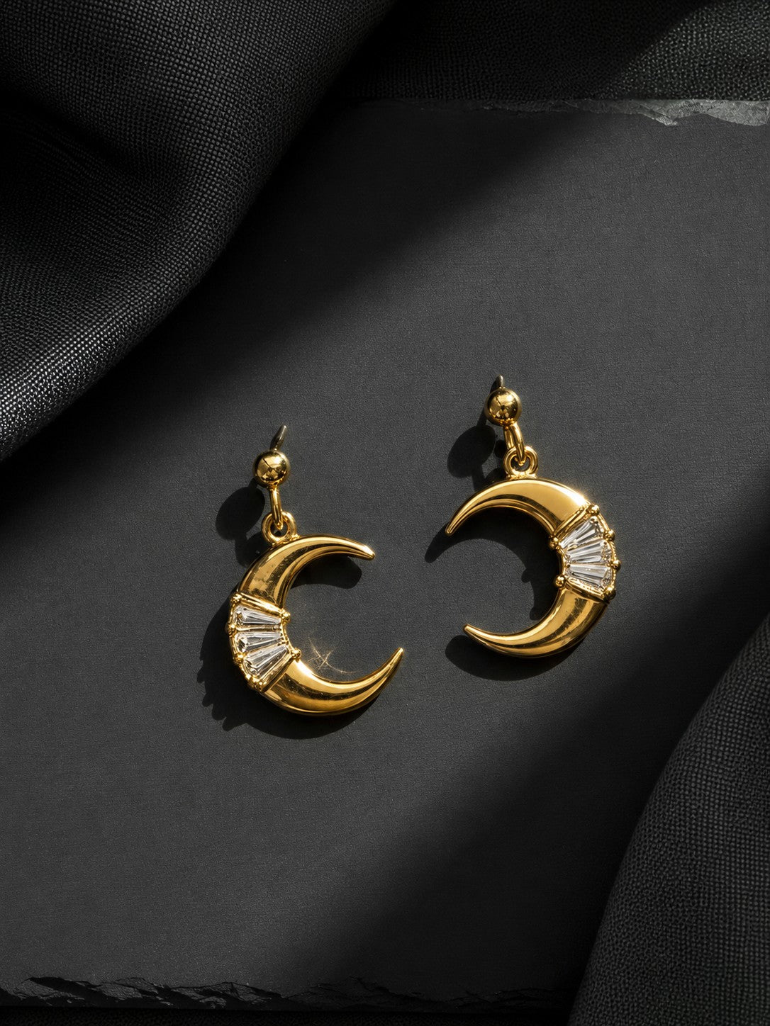 Moon Stud Earrings