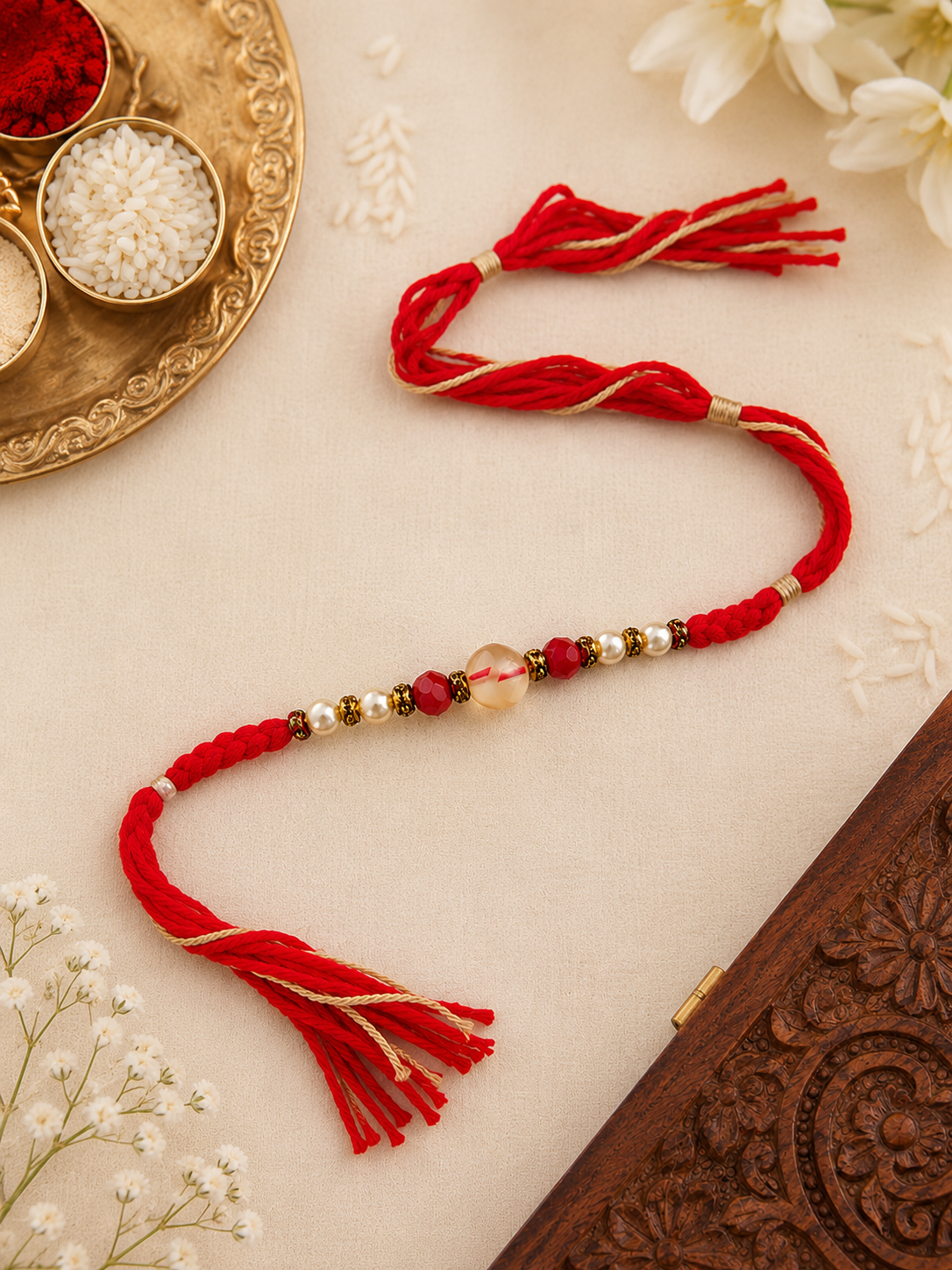 Thread Rakhi Pack of 2