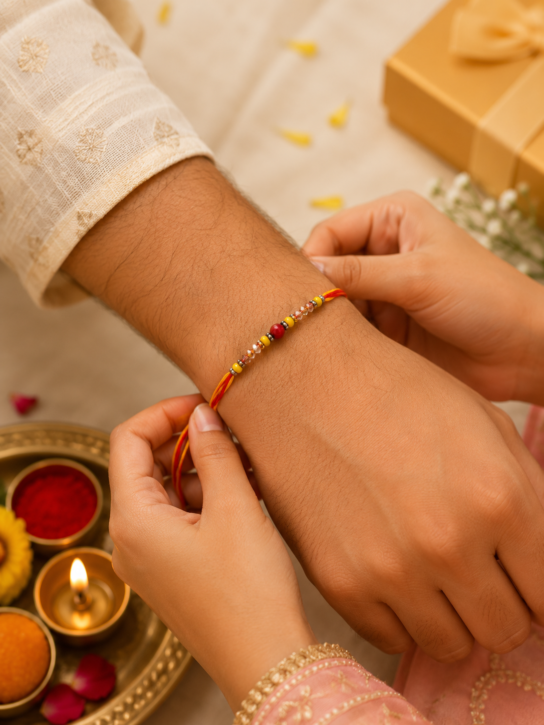 Thread Rakhi Pack of 2