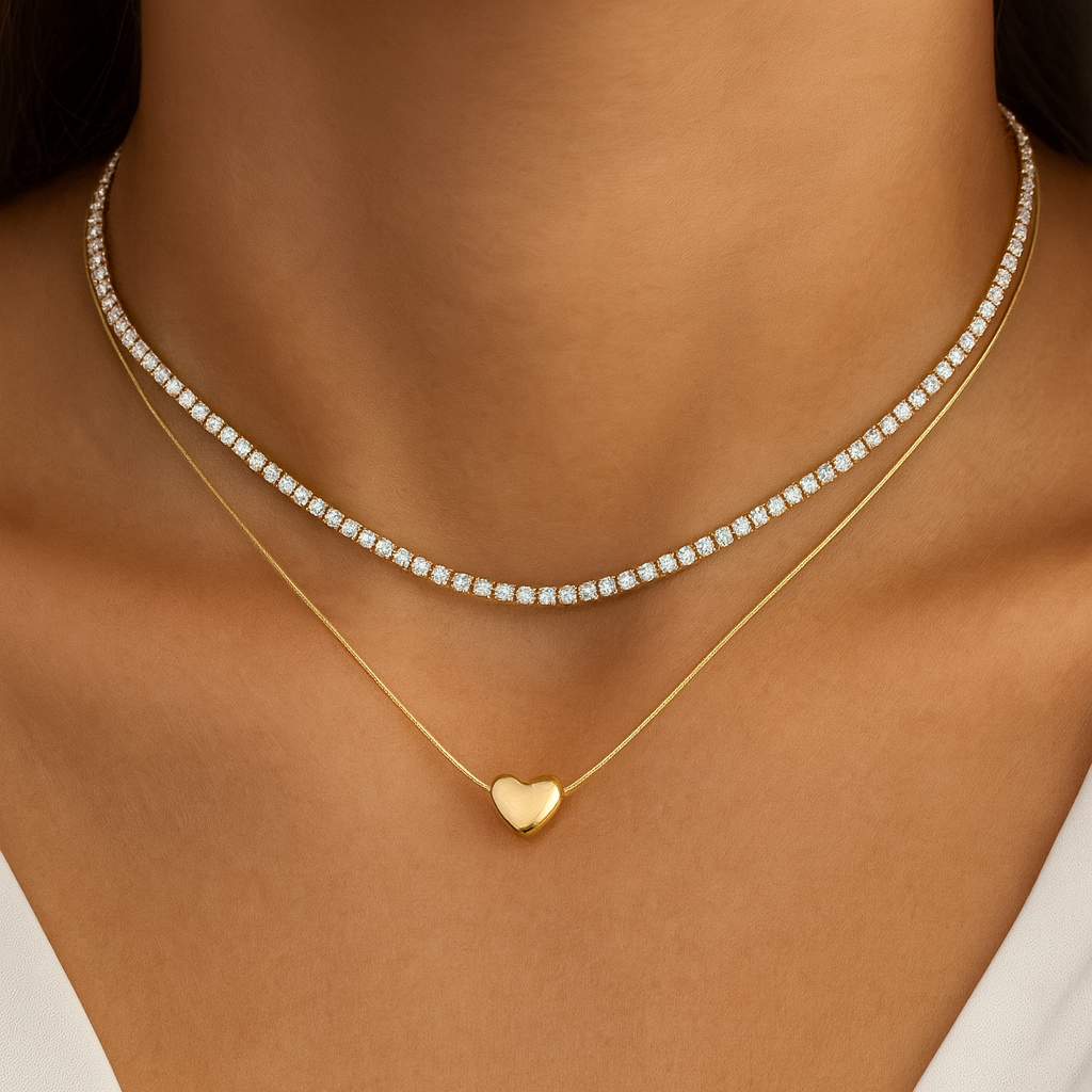 Eternal Heart Duo Necklace