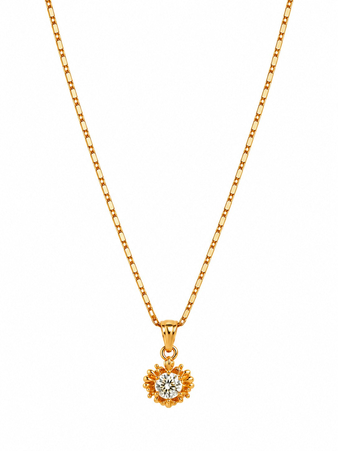 Hibiscus Chain Pendant Set