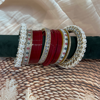 Garnisha AD Bridal Chuda Set