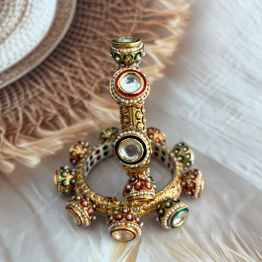 Garnisha Rajwadi Bangles Set
