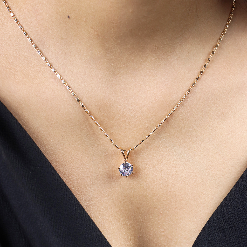 Garnisha Drop Chain Pendant Set