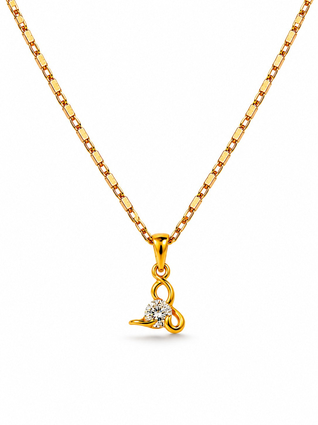 Shell Chain Pendant Set