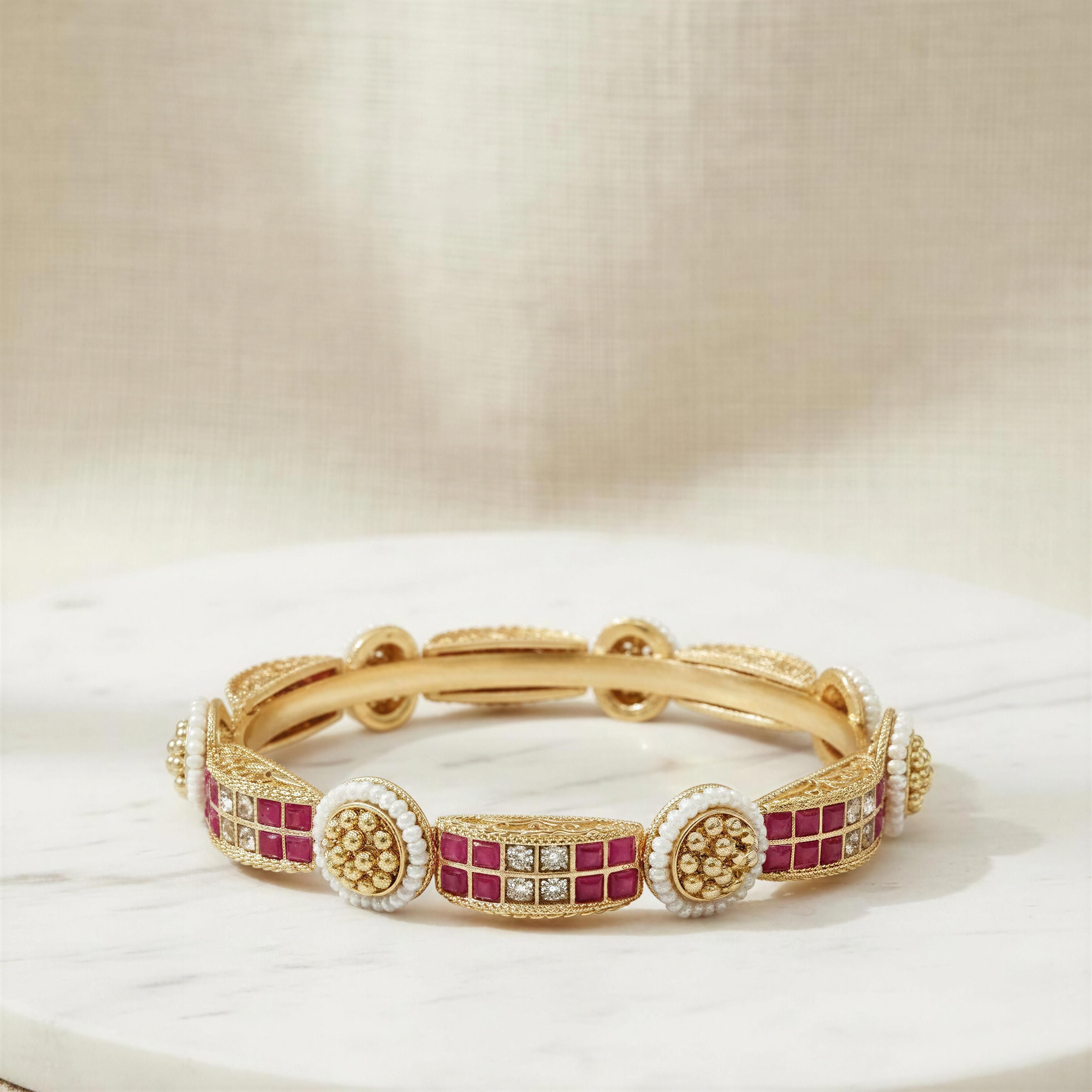 Phulkari Noor Kada (Set of 2)