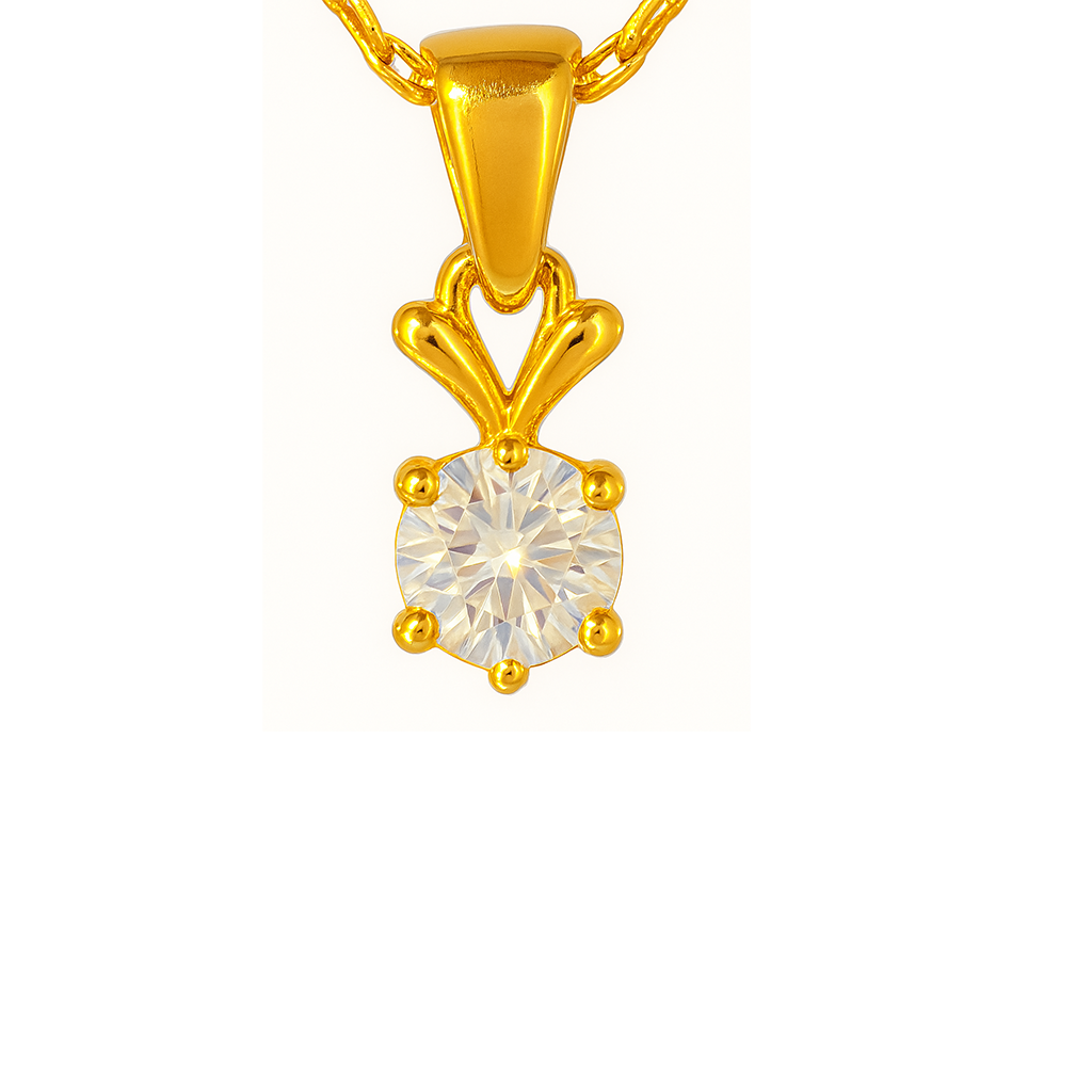 Round Shape Chain Pendant Set