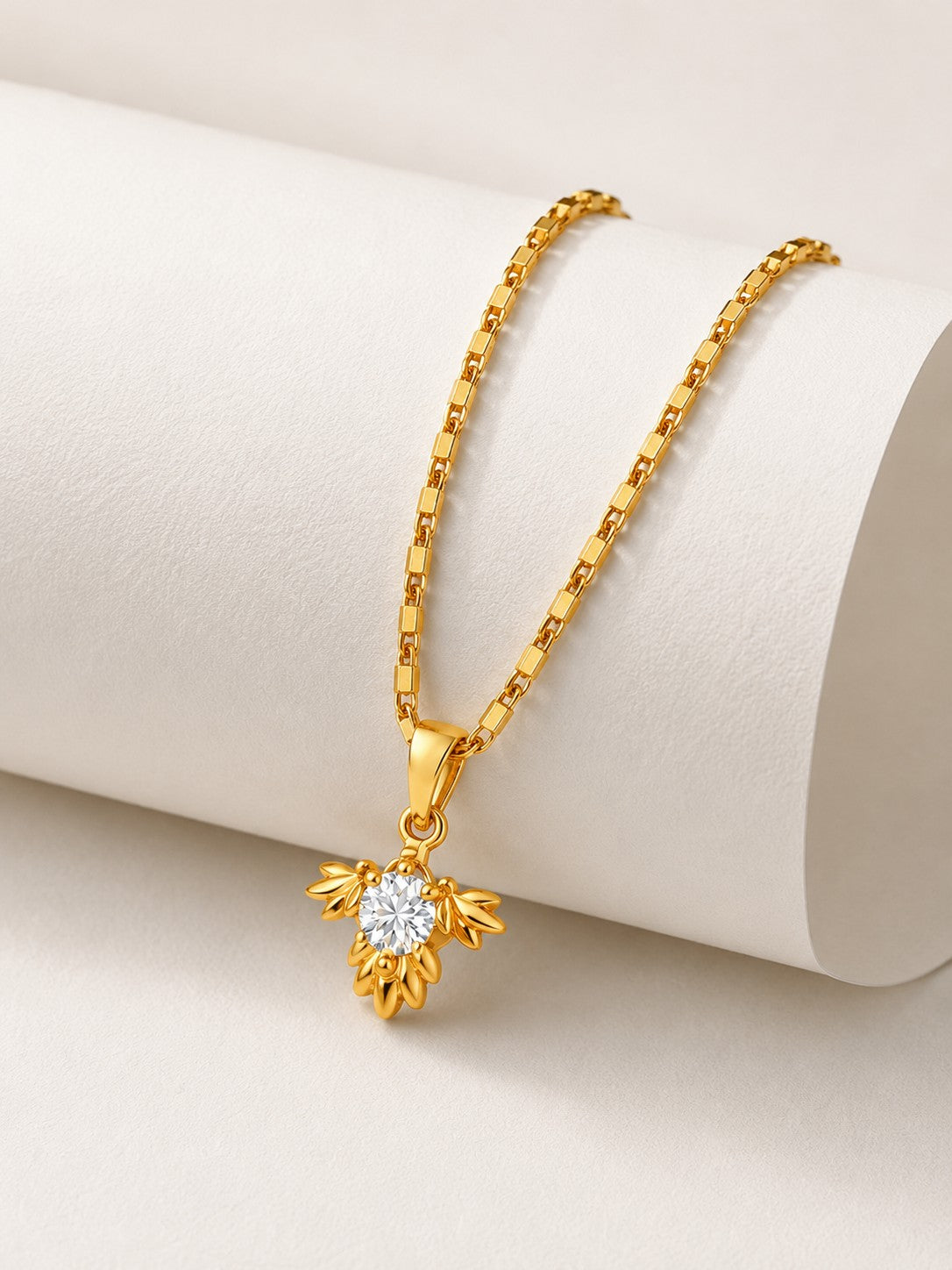 Floral Chain Pendant Set
