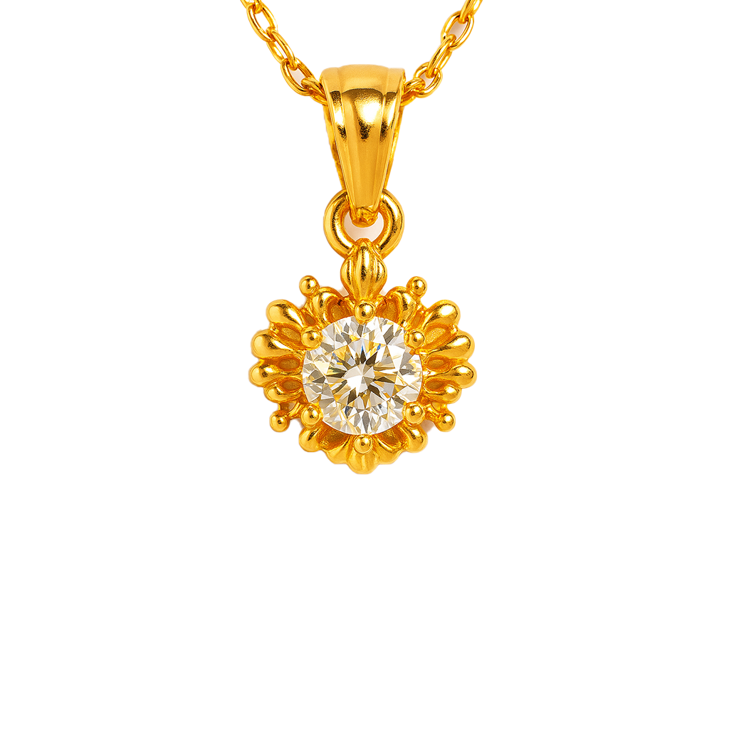 Hibiscus Chain Pendant Set