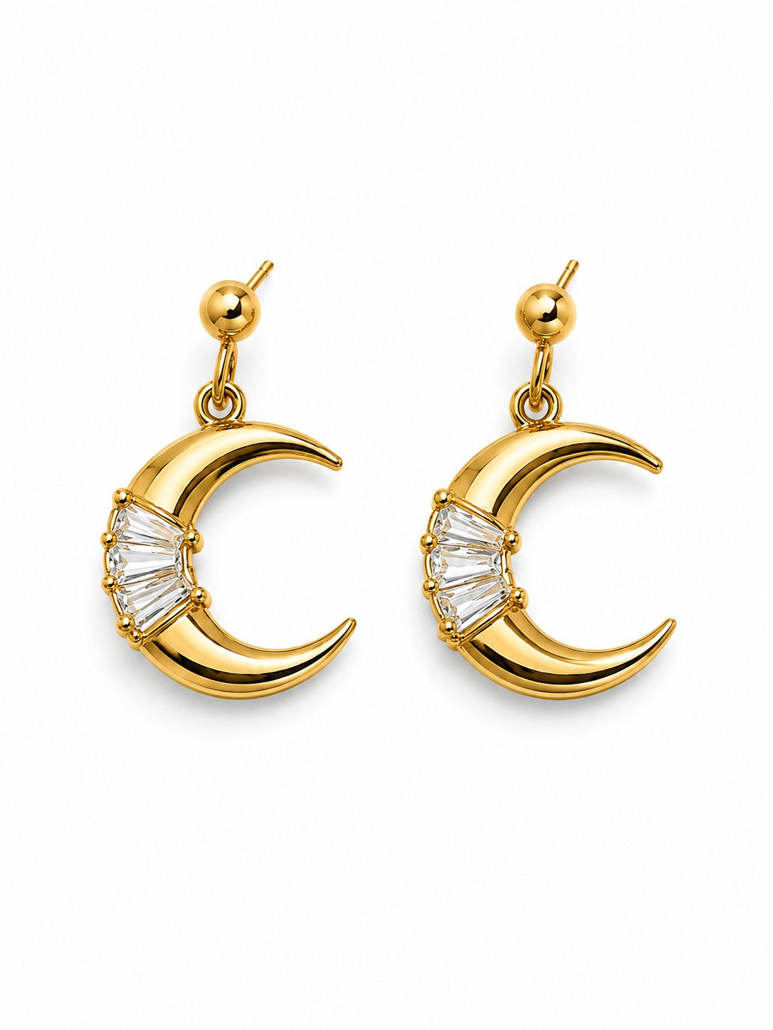 Moon Stud Earrings