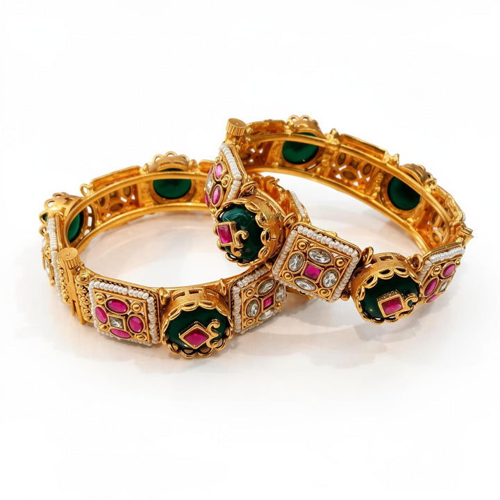 Aabharan Heritage Kada  (Set of 2)