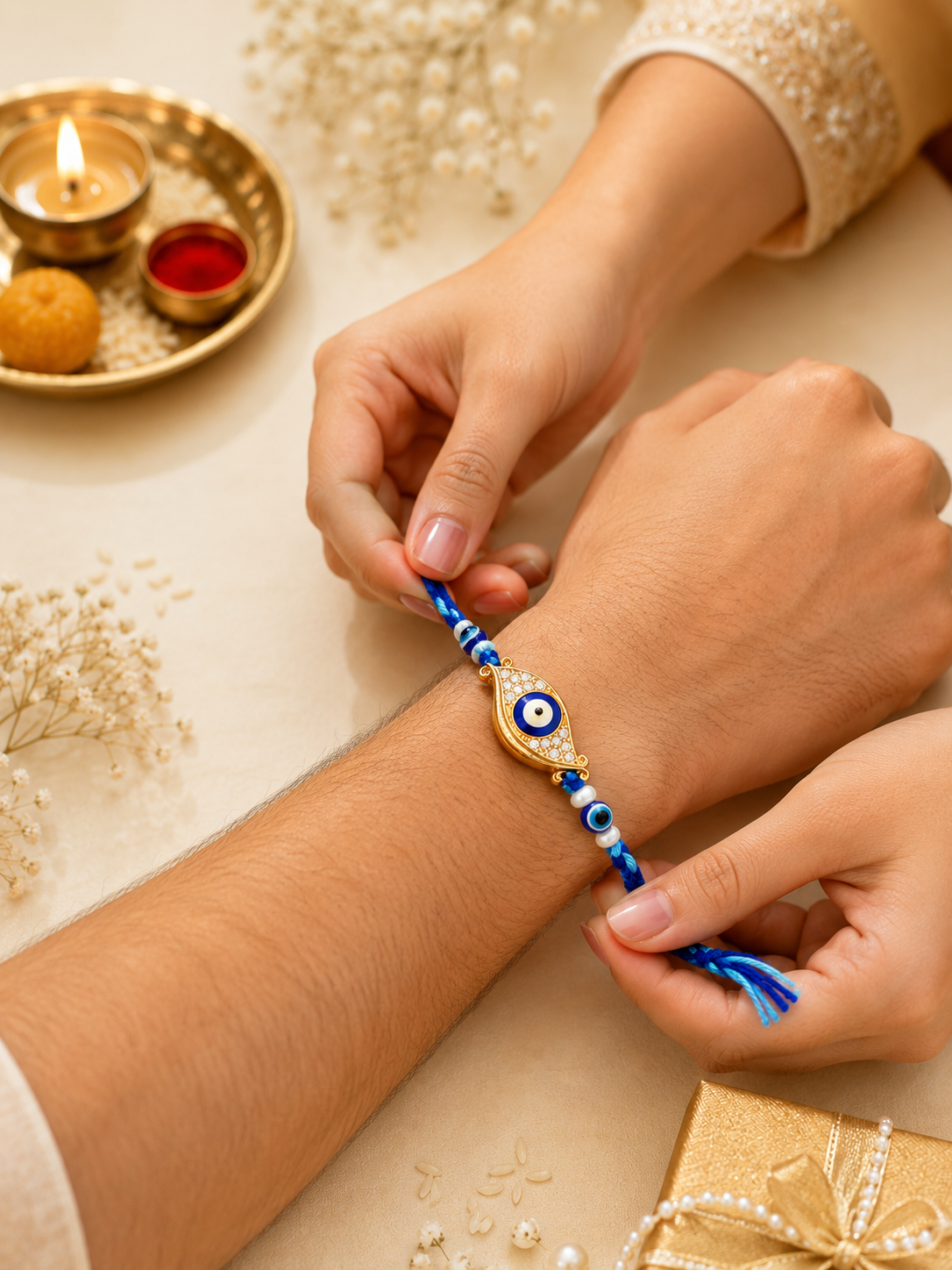 Thread Rakhi Pack of 2
