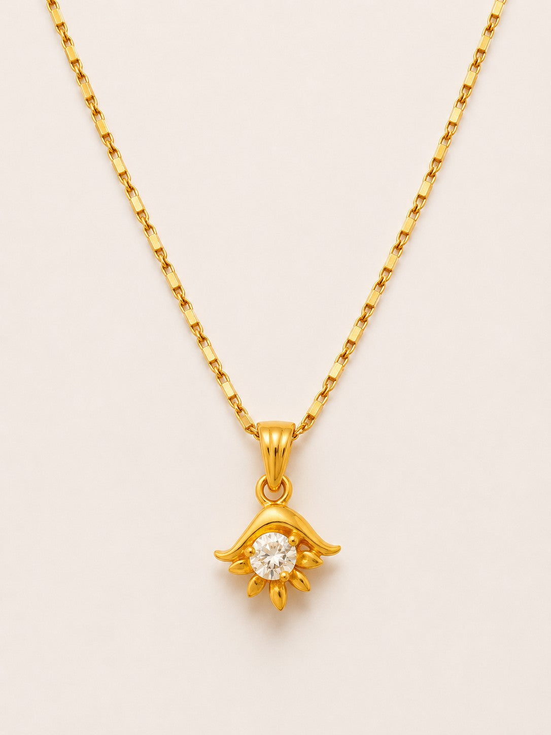 U Flower Chain Pendant Set