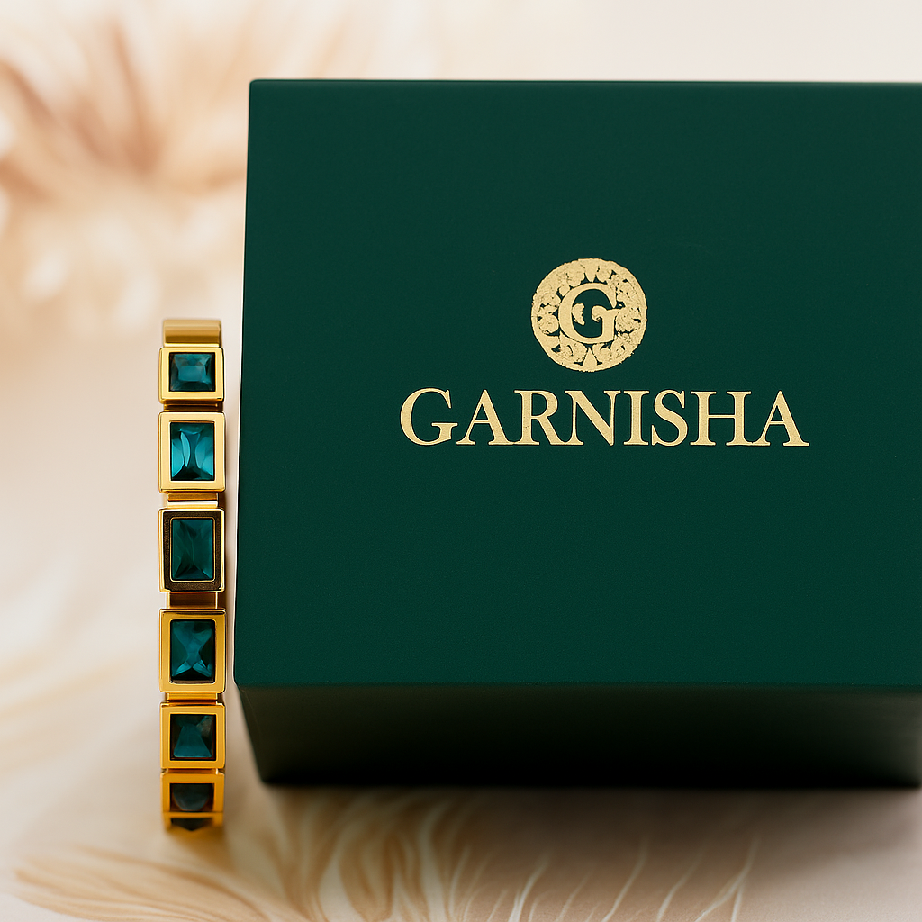 Green Tennis Bracelet